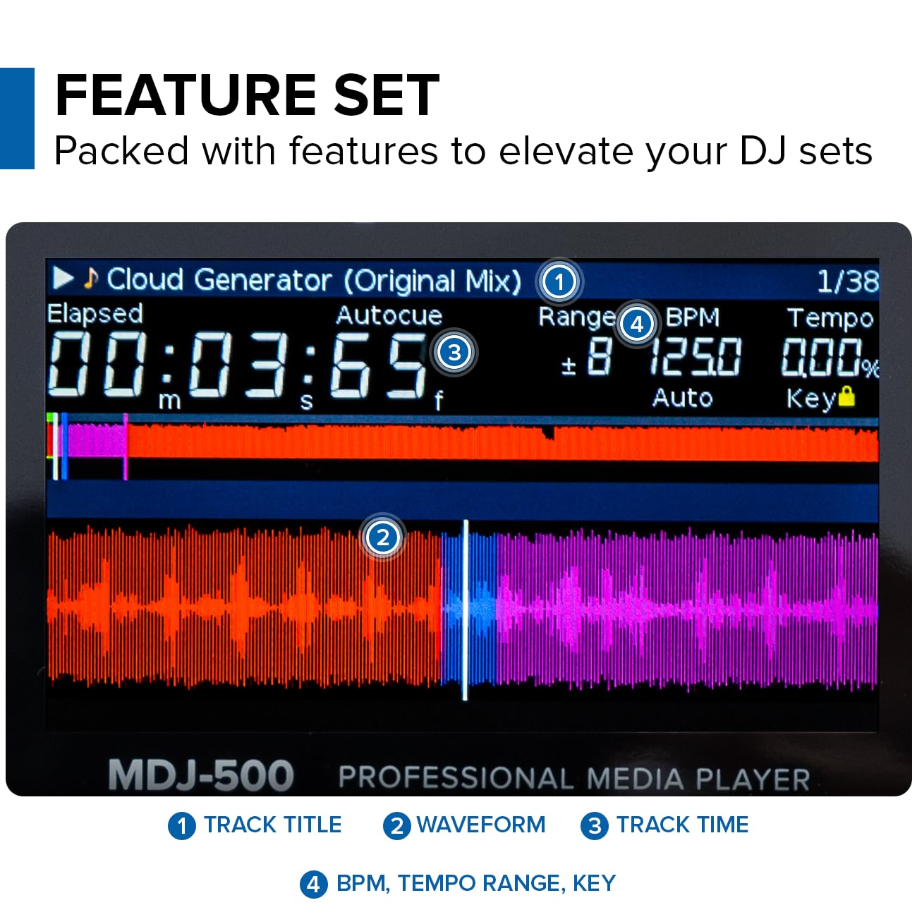 Amazon.com: Gemini Sound MDJ-500 - Professional DJ Media Player